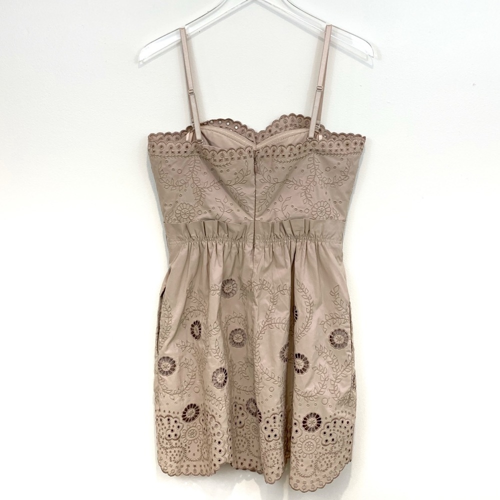 BCBGMaxAzria Iridescent Rose Guipure Floral Dress - Picture 2 of 8